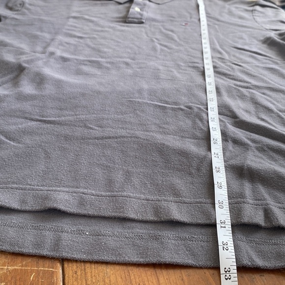 Tommy Hilfiger Men's Gray Cotton Short Sleeve Polo Size XXL - Picture 10 of 11